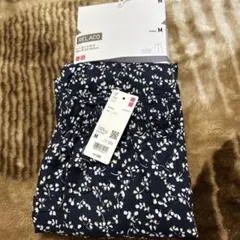 RELACO ネイビー 花柄 ステテコ M