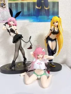 ToLOVEるダークネス フィギュア モモ ララ ヤミまとめ売り