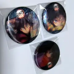 鬼滅の刃無限城編水の呼吸ランダムアニメーション缶バッジ 3個セット