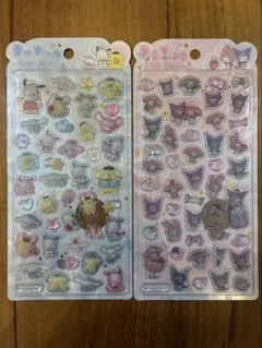 【正規品✨】うるちゅるポップシール　サンリオ　2種セット