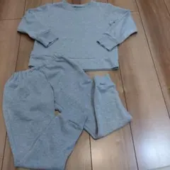 スエットパジャマ　上下セット　グレー　130cm