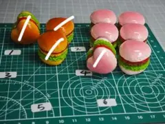 ハート型ハンバーガー