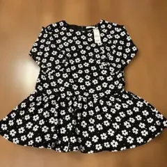 新品　LOWRYS FARM 花柄長袖ワンピース M