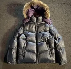 00s y2k ファーダウンジャケット 平成 ギャル男　グランジ　お兄系