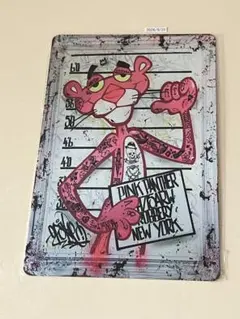 PINK PANTHER ブリキ看板