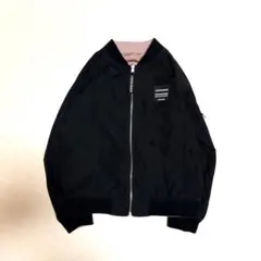 LOVETOXIC MA-1ボンバージャケット　リバーシブル　黒/ピンク