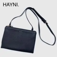 未使用級✨HAYNI ヘイニ　ジフィン　ショルダーバッグ　レザー　黒　完売品