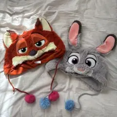 ニック・ワイルド＆ジュディ・ホップス 耳付きキャップセット