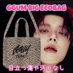 TXT ヨンジュン GGUM BIG ECOBAG ヒョウ柄 トートバッグ