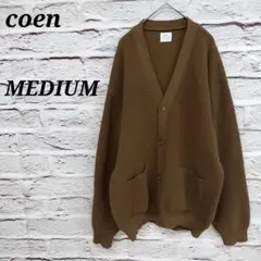 コーエン 【MEDIUM】 Vネックワッフルニットカーディガン プラウンのサムネイル