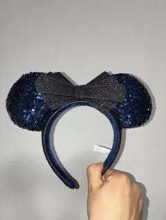 ディズニーミニーマウス風カチューシャ 星と月デザイン