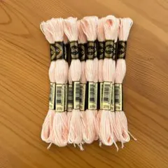 刺繍糸 25番 スキン 肌色 薄ピンク まとめ売り ハンドメイド 12束