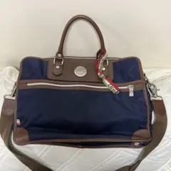Orobianco ネイビー ブラウン バッグ