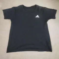 adidas半袖 黒 Tシャツ 150cm
