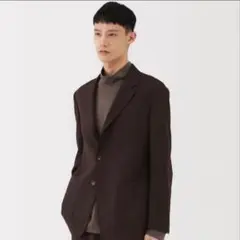 MUJI Labo 紳士 ユニフォーム素材で作ったブレザー ブラウン - メルカリ