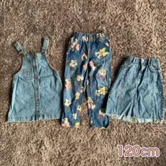 ZARAデニムジャンパースカートH&Mミニーデイジーミッキージーンズ110120