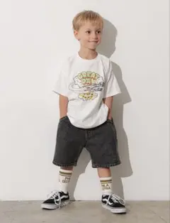 新作☆ オーシャンアンドグラウンド　ペインターデニムショーツ