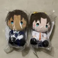 名探偵コナン　セガラッキーくじ　服部平次　遠山和葉　c賞おすわりぬいぐるみ