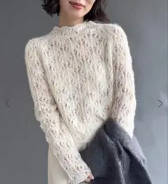 IENA 2023AW 【AYNI/アイニ】 MACA リボンセーター 2026年最新】AYNI ニットの人気アイテム - メルカリ