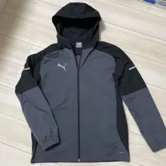 PUMA WINDCELL フード付きジャケット グレー/ブラック