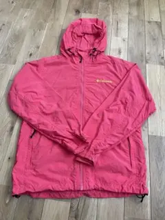 Columbia ピンク 軽量ジャケット フード付き