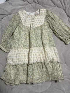 petit main 七分袖ワンピース