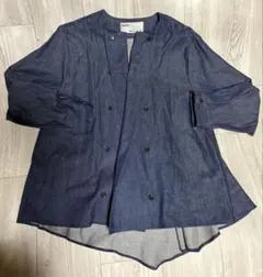 isato ダークブルー デニムジャケット 36サイズ