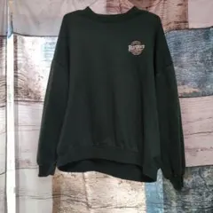 WEGO STANDARD バーガーロゴトレーナー M ダークグリーン