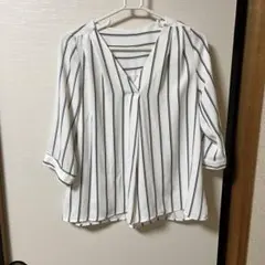 INGNI ストライプ 七分袖シャツ Mサイズ