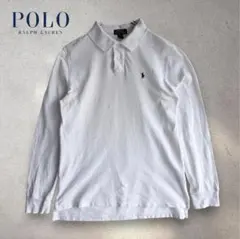 Polo Ralph Lauren ホワイト 長袖ポロシャツ