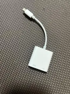 usb 変換アダプタ　ライトニング ホワイト