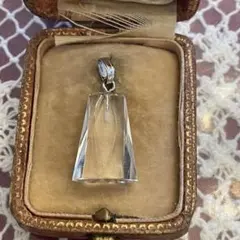 英国　イギリス　ヴィンテージ　本水晶　クリスタル　ペンダントトップ　ネックレス