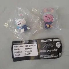 スキズ SKZOO サウナフィギュア ジニレット トゥエッキ ガチャ 2点