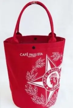 【新品・未使用】銀座カフェパウリスタCAFE PAULISTA トートバッグ 赤