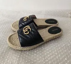 美品 GUCCI グッチ エスパドリーユ サンダル 38.5(35.5cm)のサムネイル