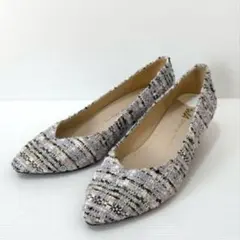 極美品 ORiental TRaffic パンプス ツイード 36 23cm