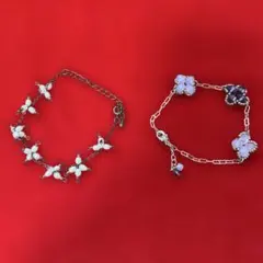 ハンドメイド❤︎ビーズ・ブレスレット2個セット