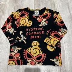 美品 ヒスミニ オムツミニ ロンT 90センチ 黒