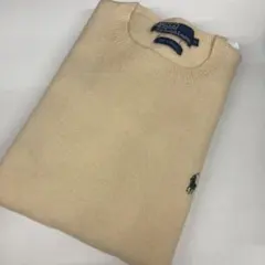 新品90s Polo by Ralph Lauren ニットセーター クリーム⭐︎