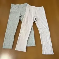 グレー・ライトグレー スパッツ 2点セット
