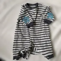 BREEZEストライプ柄ロンパース 70cm