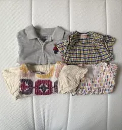 女の子ベビー、キッズ服　まとめ売り　ワンピース　サロペット70cm 80cm