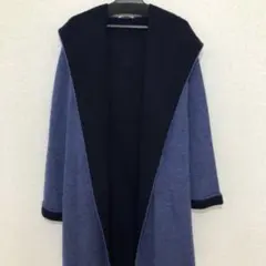 希少 45rpm ウール100% ヘリンボーン ガウンコート フリー 日本製 希少 45rpm ウール100% ヘリンボーン ガウンコート フリー 日本製