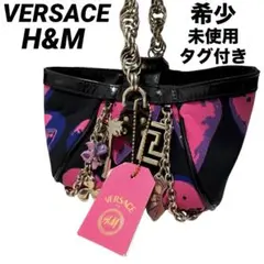 未使用 希少 VERSACE ヴェルサーチ H&M ミニ ハンドバッグ チャーム