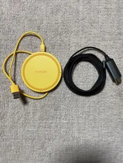 ★ エレコム ワイヤレス置き型充電器とHDMI変換ケーブ ルライトニング中古品★