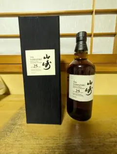 山崎 25年 シングルモルトウイスキー　未開封新品値引可能 サントリー シングルモルト 山崎 25年 (化粧箱付き) – 酒類