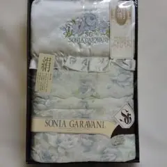 ✿SONIA GARAVANIシルク混肌布団 掛け布団 未使用保管品✿
