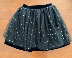 NICE CLAUP ナイスクラップ チュールスカート 110cm 星柄 月柄のサムネイル