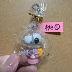 スヌーピー 宇宙飛行士 アストロノーツ キーホルダー 未開封 レトロ　桃1