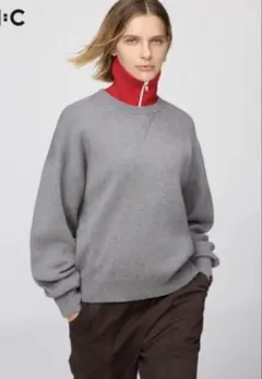 UNIQLO C スムースコットンクルーネックセーター　ユニクロ